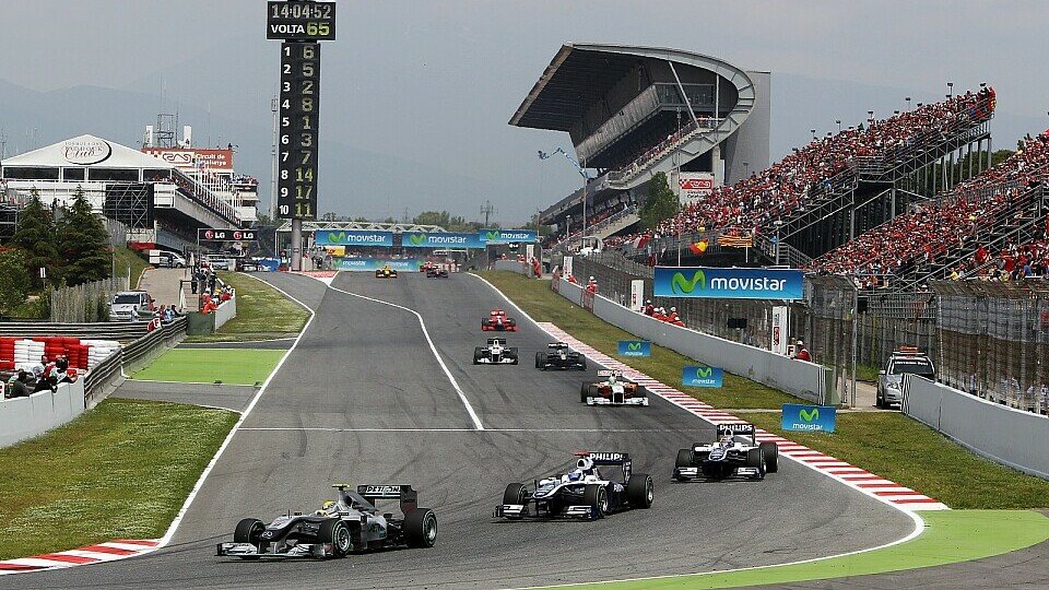 Überholen ist auf dem Circuit de Catalunya nur schwer möglich, Foto: Sutton