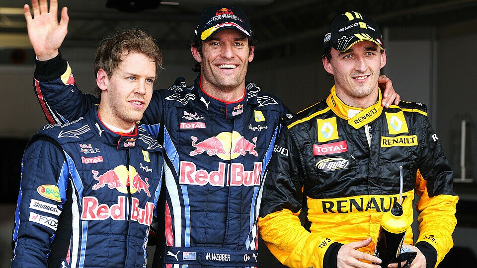 Sebastian Vettel wäre gerne in der Mitte gestanden, Foto: Sutton