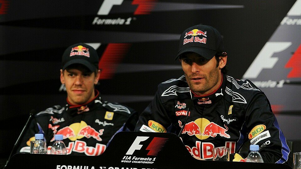 Sebastian Vettel gefällt das Duell mit Mark Webber, Foto: Sutton