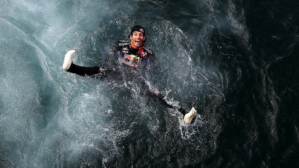 Mark Webber schwimmt momentan oben auf, Foto: Red Bull/GEPA