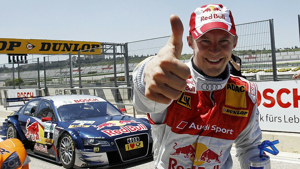 Mattias Ekström durfte wieder jubeln, Foto: DTM