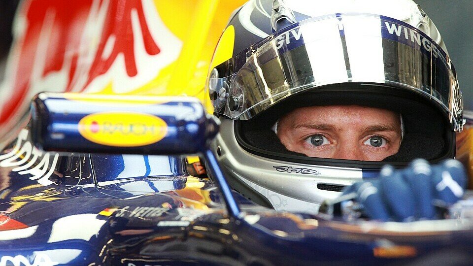 Sebastian Vettel war mit dem F-Kanal noch nicht ganz glücklich, Foto: Sutton