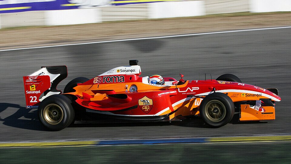 Jousse holt die erste Pole-Position in der Superleague Formula., Foto: Superleague Formula