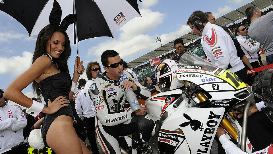 Randy de Puniet mag Catalunya. 2007 stand er in der MotoGP-Klasse dort schon mit der Kawasaki in der ersten Reihe., Foto: Milagro