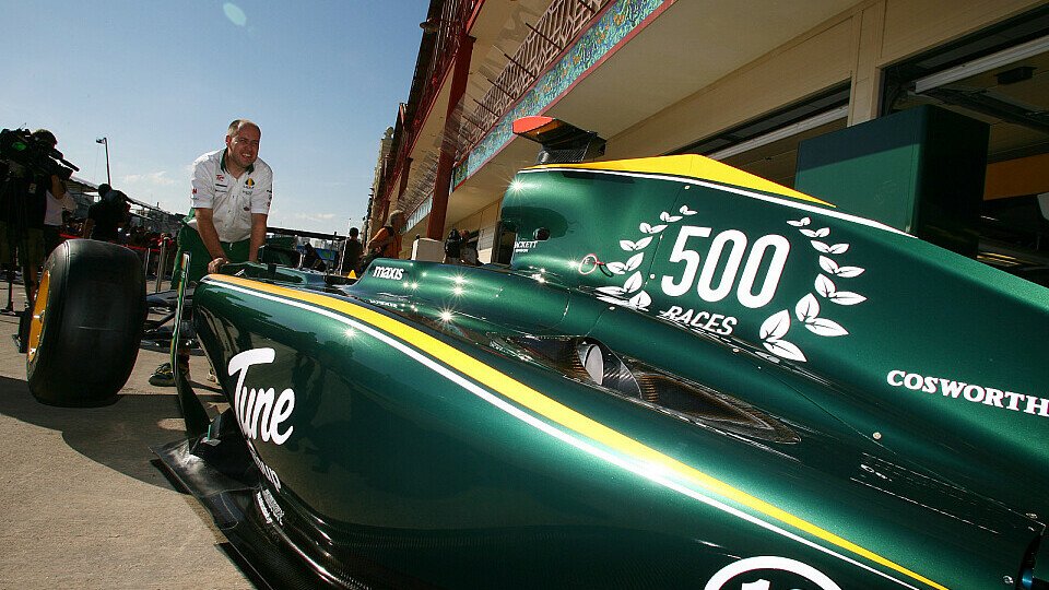 Lotus feierte 2010 den 500. Grand Prix - nach Ansicht des Teams, Foto: Sutton