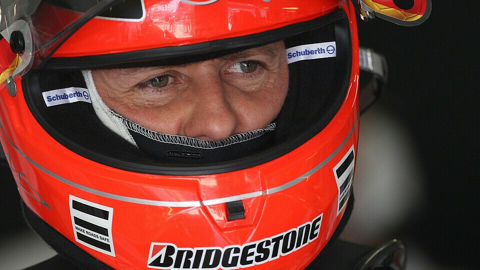 Michael Schumacher freut sich auf Silverstone, Foto: Sutton