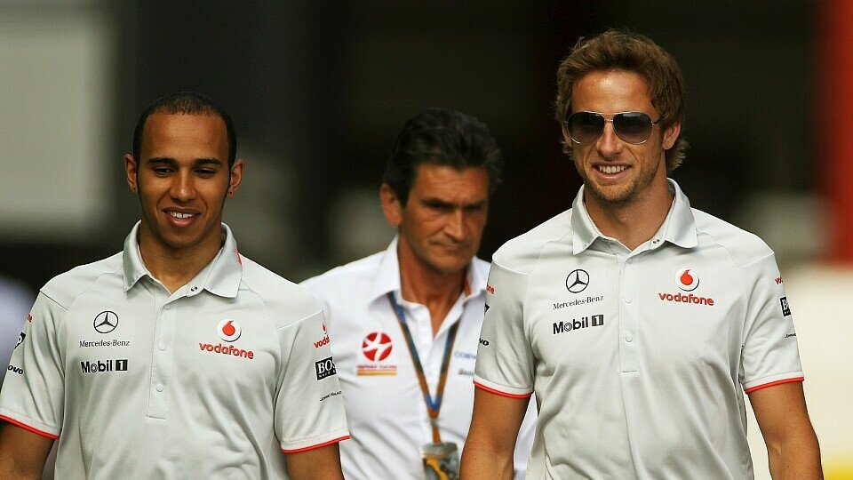 Button und Hamilton riskierten zu viel, Foto: Sutton Button und Hamilton riskierten zu viel, Foto: Sutton