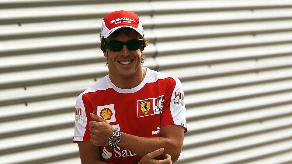 Fernando Alonso war bedient, Foto: Sutton