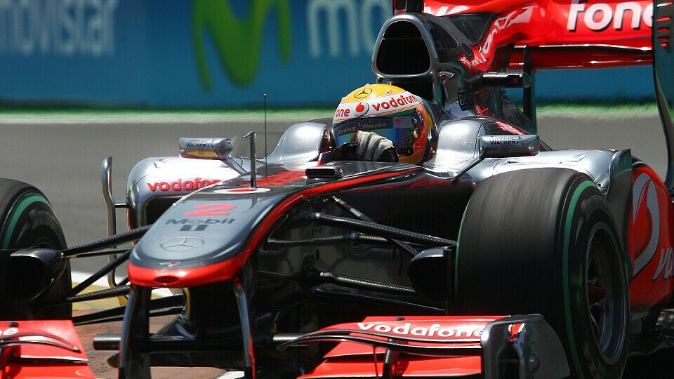 Lewis Hamilton hätte sich nicht so weit vorne erwartet, Foto: Sutton