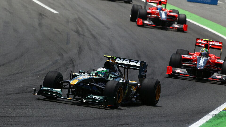 Heikki Kovalainen konnte das Rennen nicht beenden, Foto: Sutton