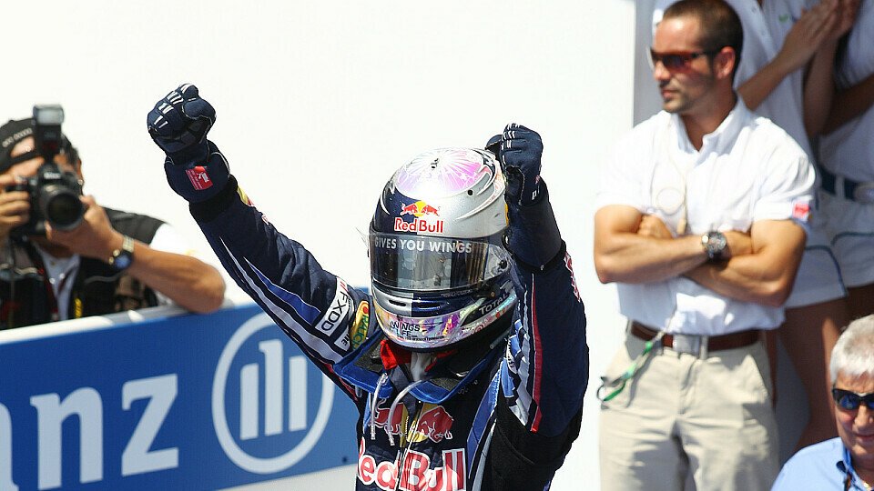 Vettel gewann in Valencia, Foto: Sutton