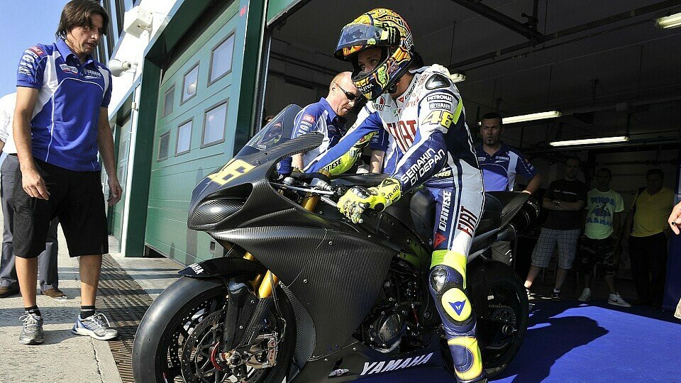 Valentino Rossis rasches Comeback überrascht und freut die Yamaha-Mannschaft, Foto: Yamaha