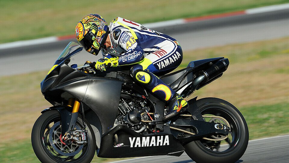 Nich nut Rossi zeigte sich optimistisch nach seinem Test., Foto: Yamaha