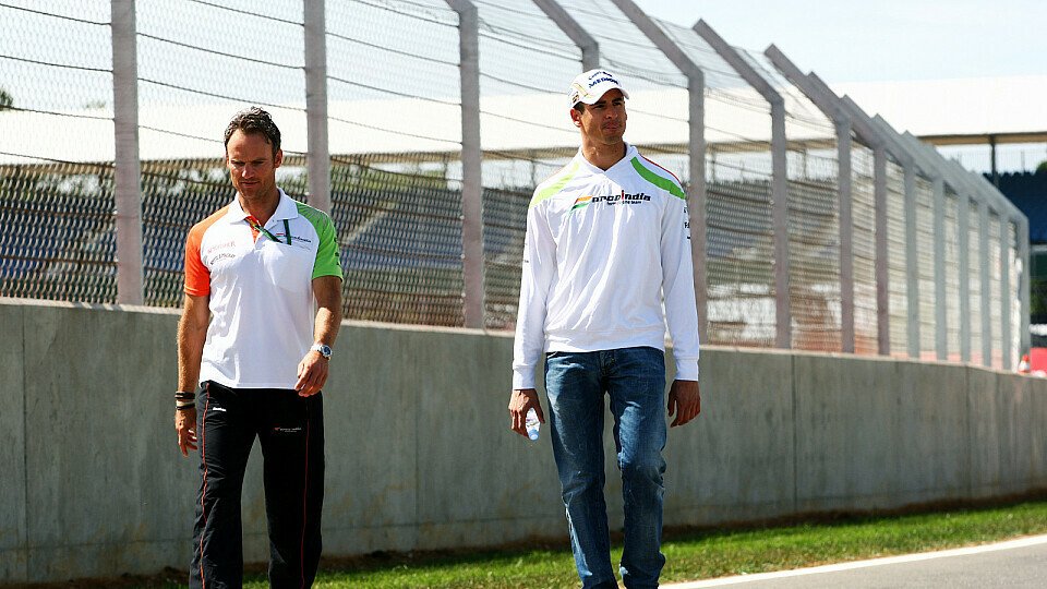 Adrian Sutil freut sich auf das neue Silverstone, Foto: Sutton