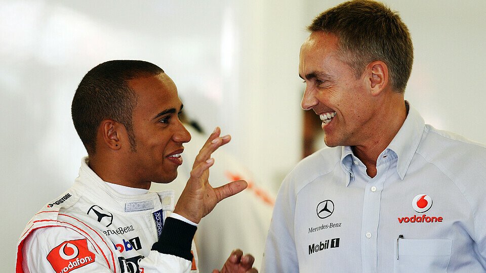 Martin Whitmarsh gefiel, was er von Lewis Hamilton auf der Strecke sah, Foto: Sutton