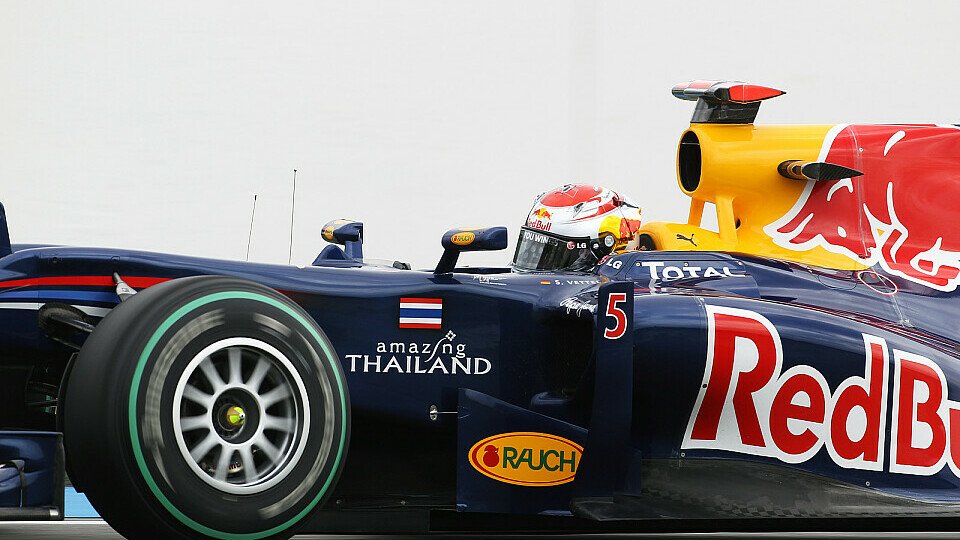 Sebastian Vettel startet von der Pole Position, Foto: Sutton
