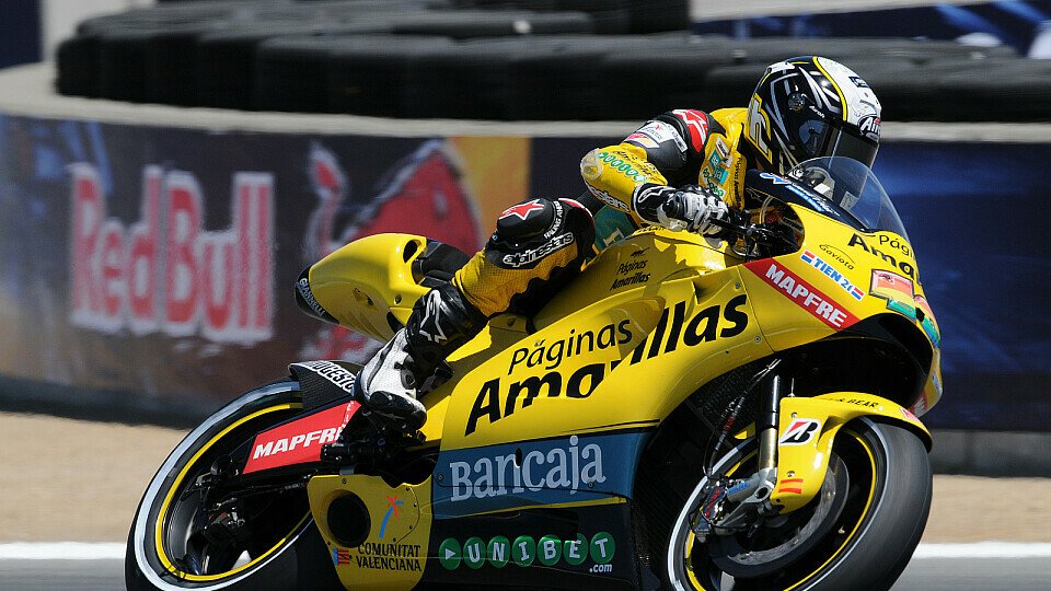 Hector Barbera hatte Probleme mit seinem Nummer zwei Motorrad., Foto: Milagro
