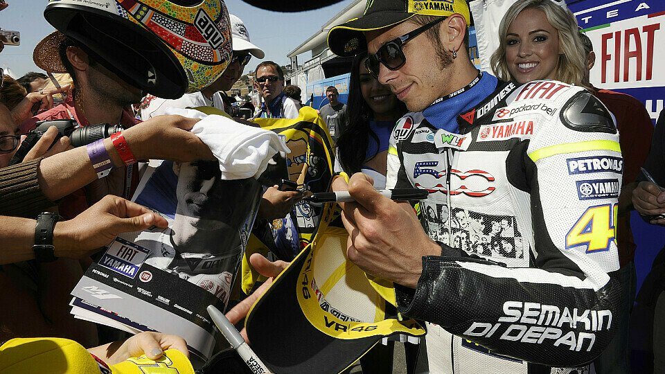 Das Rossi am besten verdient, ist kein Geheimnis. Die genaue Summe aber, kennt nur er - und mittlerweile vielleicht auch das italienische Finanzamt., Foto: Yamaha