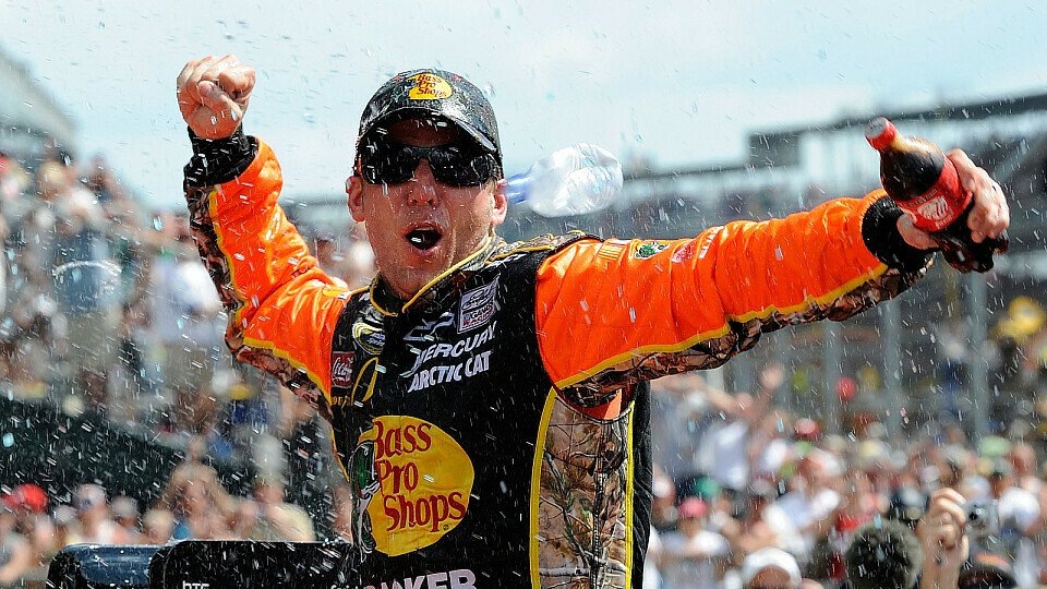 Jamie McMurray feiert seinen zweiten großen Sieg, Foto: NASCAR