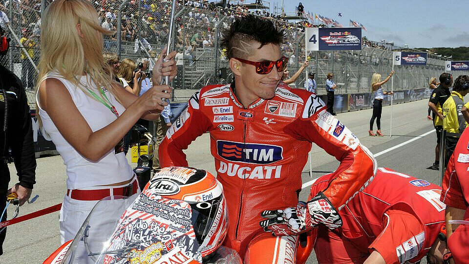 Nicky Hayden fordert Verbesserungen an der Ducati und erwartet einen Schritt nach vorn beim Brünn-Test., Foto: Ducati