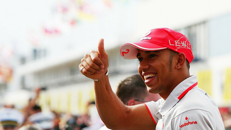 Lewis Hamilton war mit der bisherigen Saison ganz zufrieden, Foto: Sutton