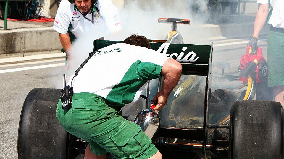 Auch bei Jarno Trulli lief nicht alles nach Plan, Foto: Sutton