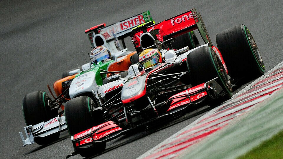 Lewis Hamilton ist Weltmeister im Überholen, Foto: Sutton