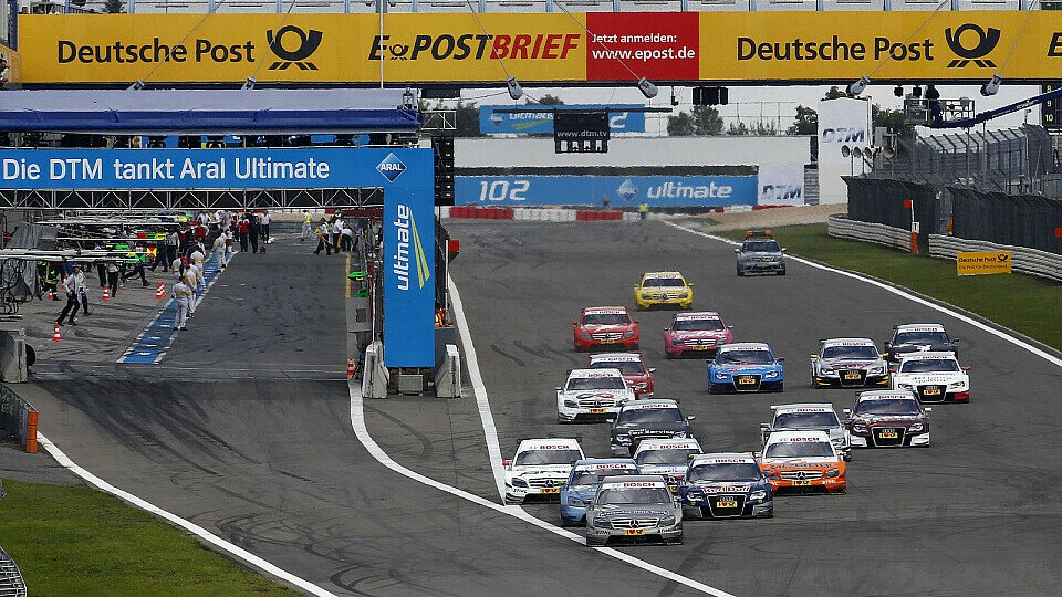 Die DTM-Piloten starten in diesem Jahr 238,9 Meter weiter vorne, Foto: DTM Die DTM-Piloten starten in diesem Jahr 238,9 Meter weiter vorne, Foto: DTM