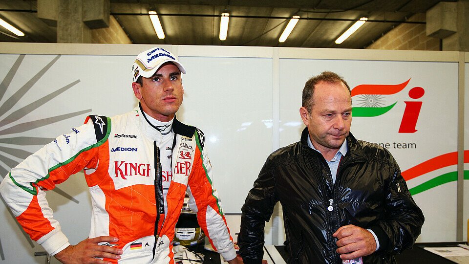 Manfred Zimmermann und Adrian Sutil, Foto: Sutton