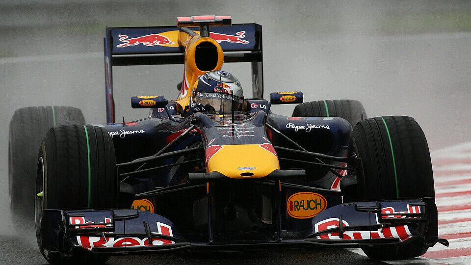 Vettel hatte Spaß im Regen, Foto: Sutton