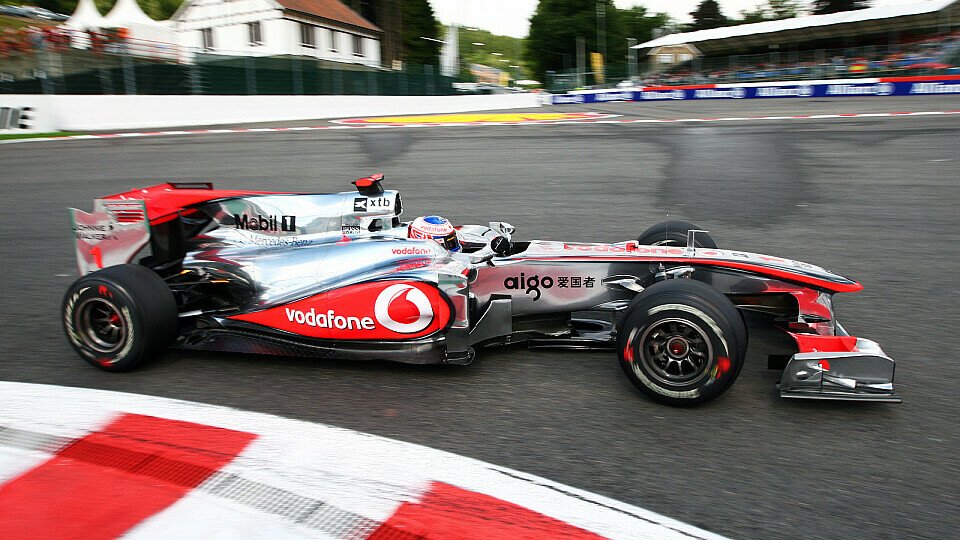 Große Auslaufzonen stören Jenson Button ein wenig, Foto: Sutton