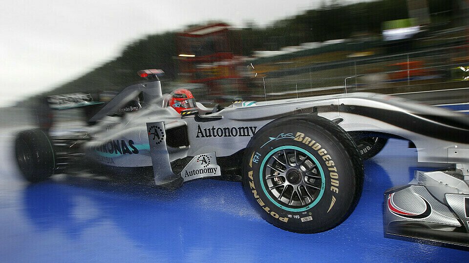 Mercedes-Piloten hoffen auf Regen, Foto: Mercedes GP