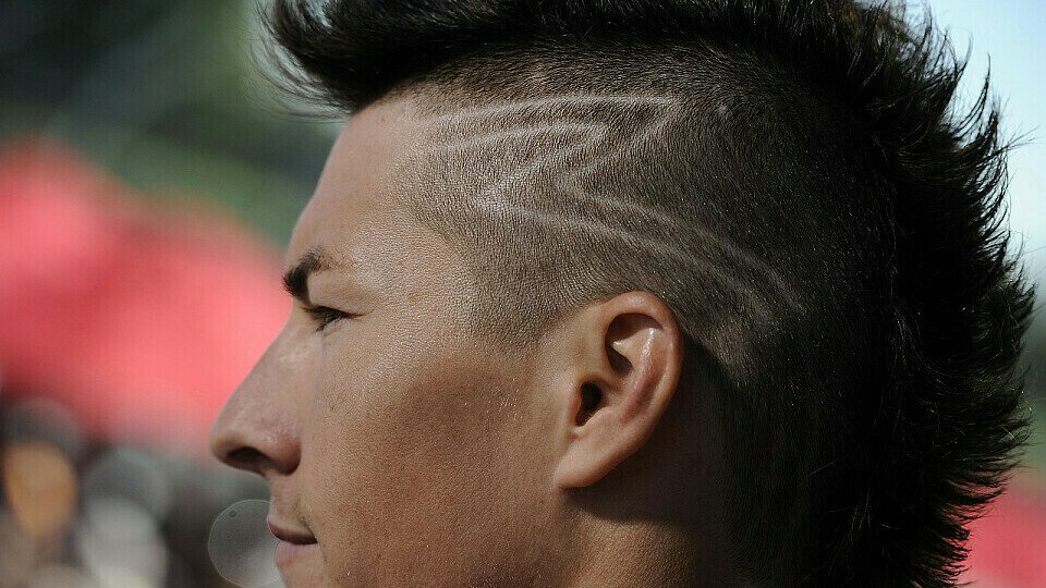 Nicky Hayden testete als Erster den neuen Asphalt in Indianapolis., Foto: Milagro