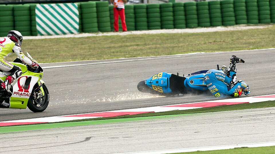 Loris Capirossi wird nach seinem Sturz in Misano Aragon verpassen, Foto: Milagro