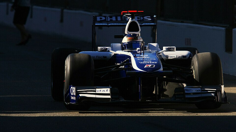 Barrichello mit Getriebeproblem, Foto: Sutton