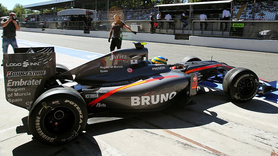 Bruno Senna kam am Freitag nicht viel zum Fahren, Foto: Sutton