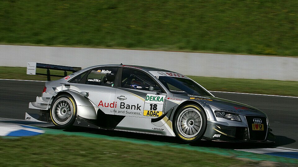 Miguel Molina schied nach einer Kollision in der ersten Runde aus, Foto: Audi