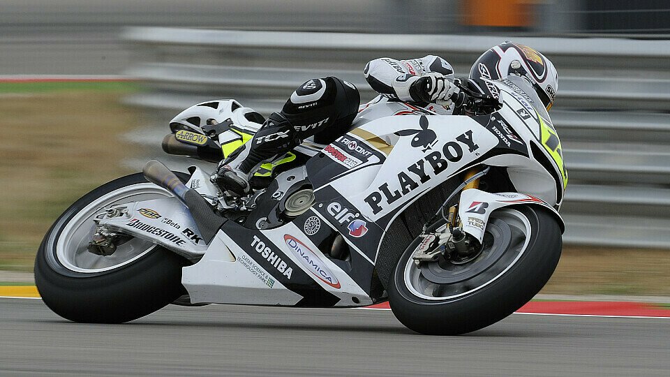 Nach guten Trainings Sturz im Rennen für De Puniet., Foto: Milagro