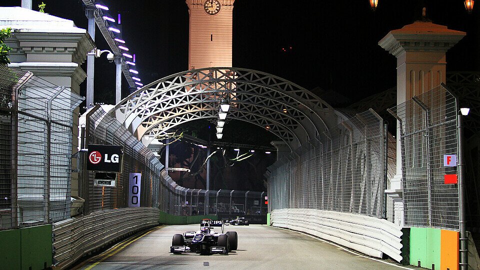 Rubens Barrichello fuhr 2010 auf den sechsten Platz in Singapur, Foto: Sutton
