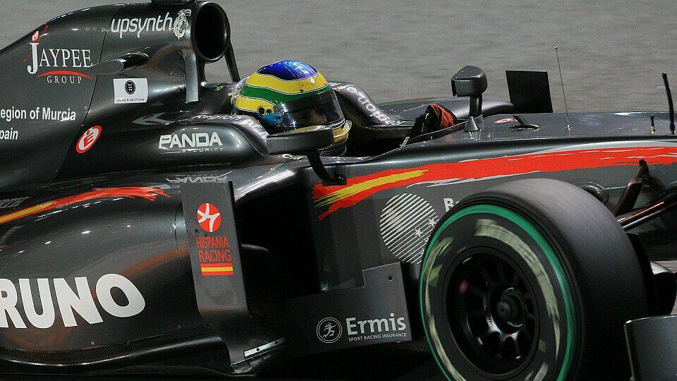Bruno Senna erlebte ein schwieriges Wochenende in der Nacht, Foto: Sutton
