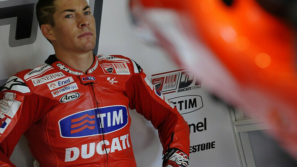 Seit Freitag Probleme für Nicky Hayden., Foto: Ducati