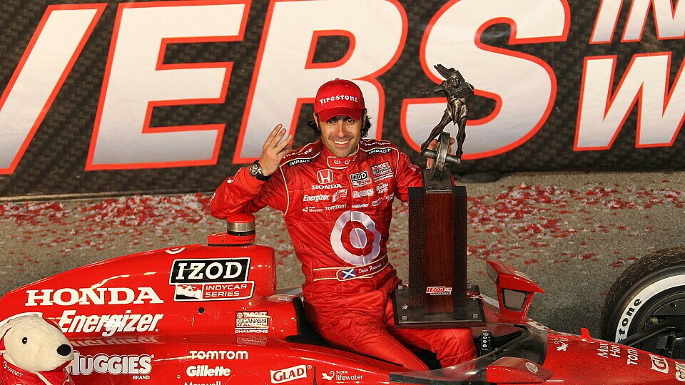 Dario Franchitti bejubelt seinen dritten Titel in den USA, Foto: IndyCar