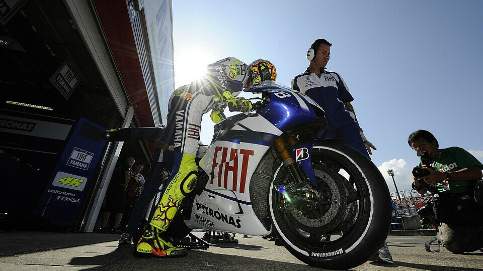 Die Bestzeit im ersten Training der MotoGP-Klasse ging in Sepang an Valentino Rossi., Foto: Milagro