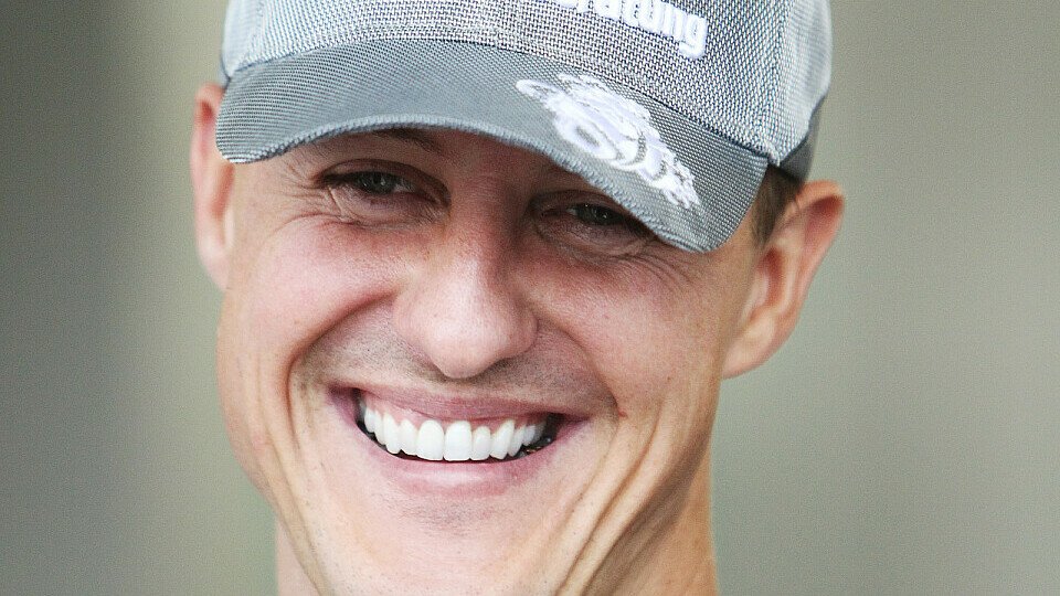 Michael Schumacher hofft auf etwas Glück, Foto: Sutton