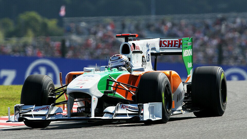 Adrian Sutil lieferte 45 Runden lang eine gute Leistung ab, Foto: Sutton Adrian Sutil lieferte 45 Runden lang eine gute Leistung ab, Foto: Sutton