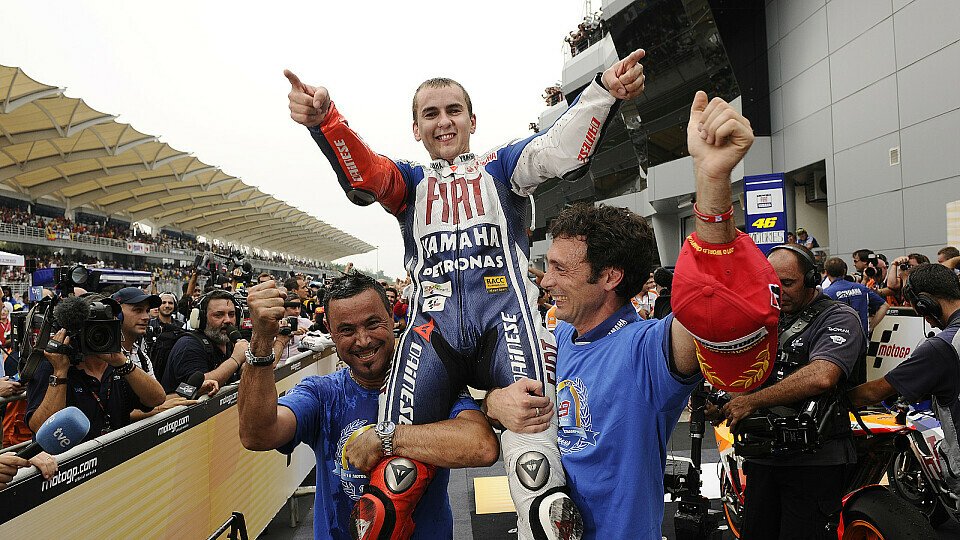 Jorge Lorenzo ist MotoGP-Weltmeister 2010., Foto: Yamaha