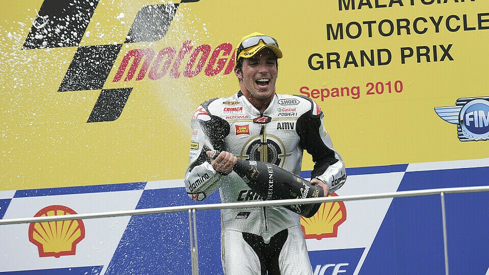 Toni Elias wollte feiern, Foto: Milagro