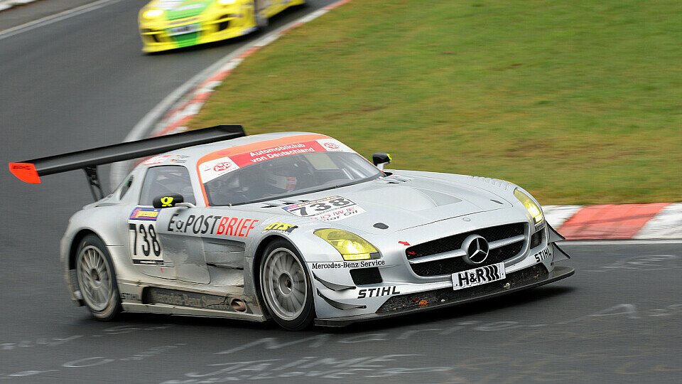 Der Mercedes SLS AMG GT3 hat sich bereits in der VLN bewehrt, Foto: Jan Brucke/VLN