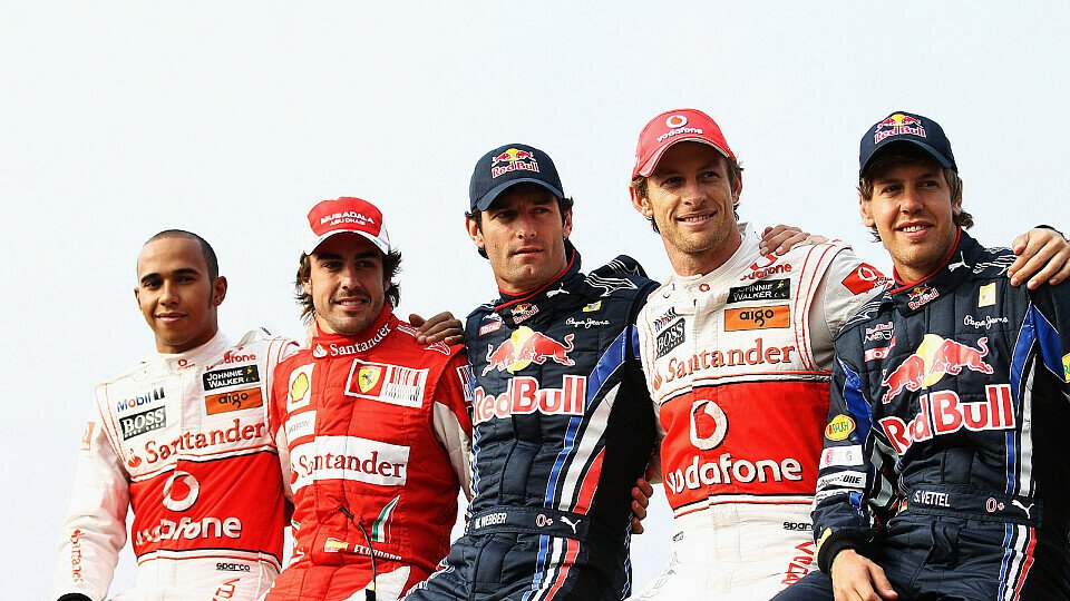 Die fünf Titelkandidaten 2010, Foto: Red Bull/GEPA