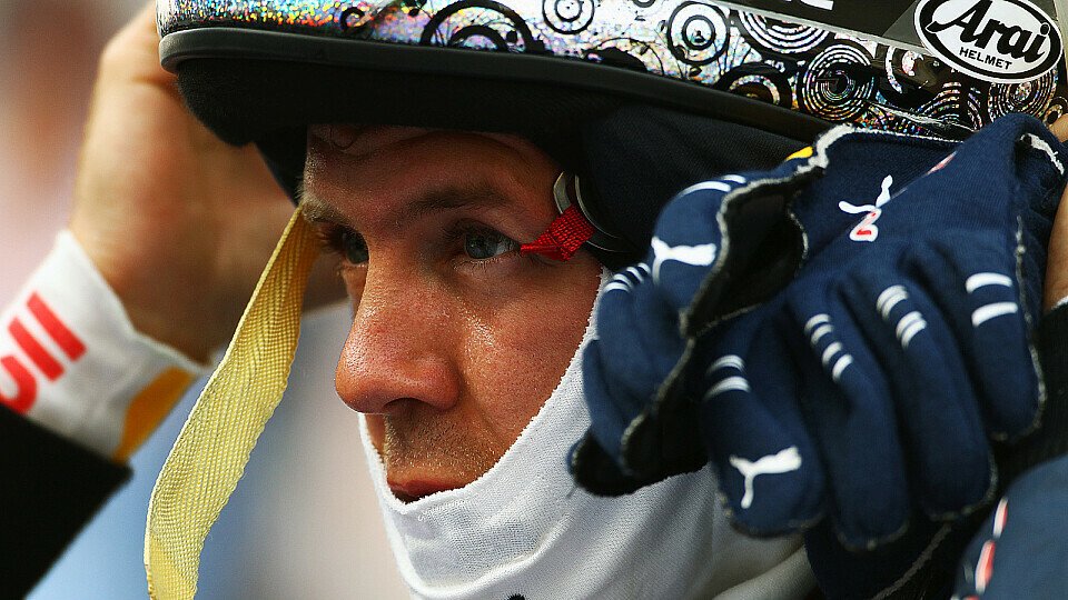 Enttäuschter Vettel gibt WM nicht auf, Foto: Sutton